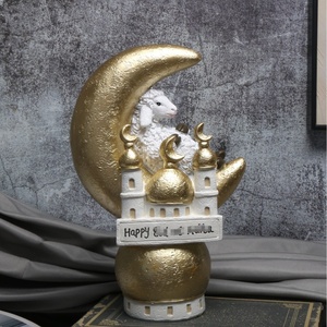 Ornamenti Moderni e Semplici per Eid Al-Adha in Medio Oriente, Decorazioni per Gioielli, Ornamenti a Forma di Castello, Pecora e Stella, Artigianato in Resina per Casa e Scrivania - Product Image 2