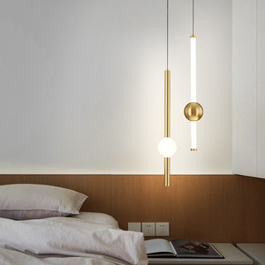 Style scandinave moderne villa simple hôtel restaurant bar bar pendentif <span class=keywords><strong>fil</strong></span> led lumière vers le bas - Product Image 3