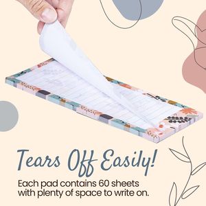 Los más vendidos, 60 hojas, notas adhesivas semanales ecológicas, blocs de notas de lista de tareas con imán de nevera, blocs de notas de papel de hojas sueltas - Product Image 4