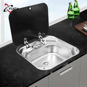 Lavelli da cucina per esterni Topcounter rimorchi da viaggio lavelli in <span class=keywords><strong>acciaio</strong></span> inossidabile lavelli ad acqua a vasca singola - Product Image 6