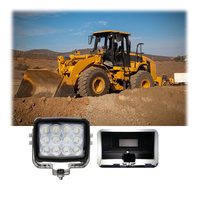 5 pouces 60W LED lumière de travail Triple faisceau 12V 24V lampe de travail épaissie pour camion lourd d'excavatrice