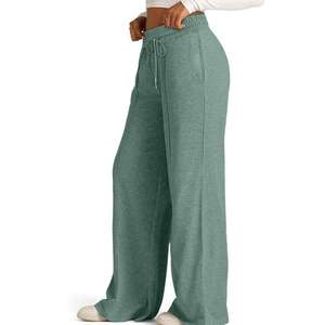 Pantalon de survêtement pour femme grande taille, jogging, pantalon de sport décontracté à taille élastique, ample, en molleton, pour fitness et gym - Product Image 4