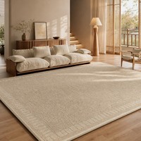 Tapis de salon de luxe à double couche, amovible, imprimé sur mesure, directement de l'usine