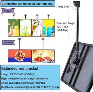Pannello Menu in Alluminio per Fast Food, Insegna Pubblicitaria da Parete per Ristoranti e Negozi, Impermeabile IP65 - Product Image 2