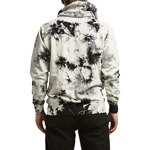 Men's <b>Hoodie</b> Autumn and Winter Leisure Sports <b>Hoodie</b> Printed Irregular Dyeing Individual Custom Men's <b>Hoodie</b> - Product Image 3
