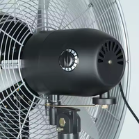 Ventilateur de refroidissement industriel à brouillard d'eau 260W Ventilateur extérieur étanche pour le refroidissement de l'air à usage industriel