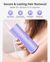 Système de refroidissement par glace pour usage domestique, appareil d'épilation IPL, épilateur sans douleur, épilateur laser à point de congélation saphir portable