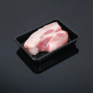 Disposable PET Heat Sealing FOOD TRAY MAP Vacuum Forming Plastic Meat Tray