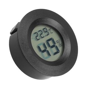 Mini Termómetro Higrómetro Electrónico Redondo, Higrómetro Digital LCD para Interiores, Medidor de Temperatura y Humedad, Artículos para el Hogar - Product Image 3