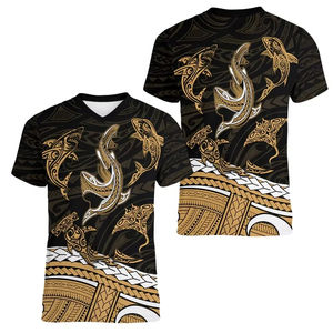 <span class=keywords><strong>Camiseta</strong></span> de poliéster con cuello en V para <span class=keywords><strong>mujer</strong></span> Wallis y Futuna con logotipo personalizado para el Día DE LA Independencia - Product Image 3