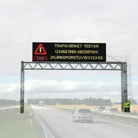 Variable Message Sign, Highway Road Traffic Jam