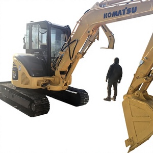 Mini-excavatrice KOMATSU PC55 d'occasion en bon état de marche, 5 tonnes, petite excavatrice à vendre - Product Image 1