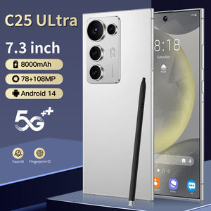 Factory Outlet 2025 Hot Selling 5G <b>Smartphone</b> C25 Ultra 7.3 Inch HD Display 16GB+1TB Large Storage Dual SIM - Product Image 3