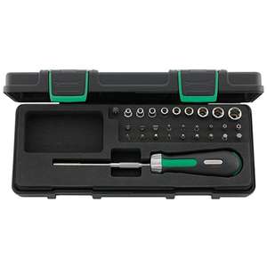 STAHLWILLE - 96182203 Juego de Portabrocas de trinquete-EAN 4018754260973 INSERTOS PARA ATORNILLADO JUEGOS DE PUNTAS DE ATORNILLADO - Product Image 1