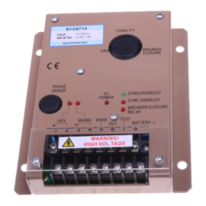 Generator <strong>Synchronizer</strong> SYC6714 for ESD5221 ESD5111 ESD5330 ESD5500 ESD5550 ADB225 ADC225 - Product Image 1