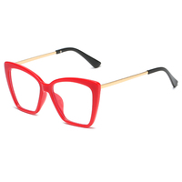 THREE HIPPOS Oeil de CHAT hommes Femmes Ordinateur Lunettes Anti Lumière Bleue Bloquant les Lunettes Optiques Monture De Lunettes De Mode Logo Personnalisé