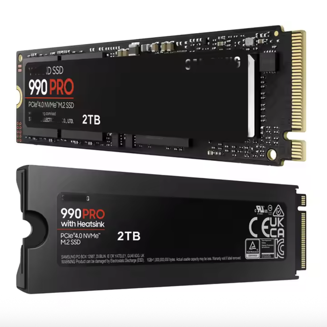 990 Pro SSD Internal Hard Drive 2TB for PC Laptop Gaming Expansion Port Capacity Internal SSD Drive