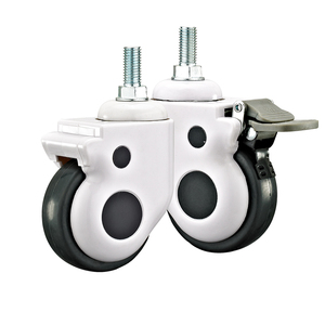 3 4 5 inch TPR y tế bánh trung tâm khóa y tế bánh thiết bị y tế bánh xe cho giường bệnh viện thiết bị y tế - Product Image 2