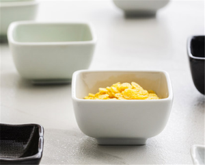 <span class=keywords><strong>Bol</strong></span> à <span class=keywords><strong>sauce</strong></span> carré en céramique pour restaurant, idéal pour servir des petits plats et des sauces, vente chaude - Product Image 2