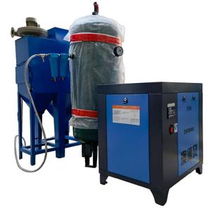 6050 Small Dry <b>Sandblasting</b> Machine Manual Burnishing Motor Compact for Hardware Jewelry Polishing - Product Image 3