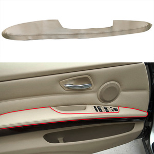 Bmw E90 M3 Door Armrest Cover 2005-2011 Beige Artificial Leather Front Driver Side Replacement - Product Image 2