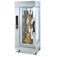 BAOKANG Rôtissoire à poulet électrique verticale industrielle multifonctionnelle 91 KG 220V