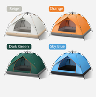 Tente Pop-Up Oxford Pro 1-2 Personnes, Abri Léger Quatre Saisons pour Randonnée, Ouverture Automatique, Une Chambre, Imperméable 2000-3000mm