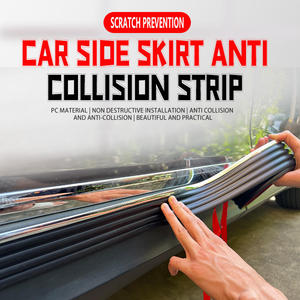 Strisce di protezione per paraurti anteriore con bordo decorativo con gonna laterale per auto - Product Image 5