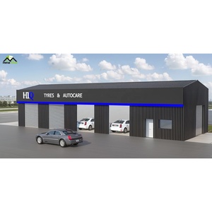 Atelier en structure acier HIQ, conception industrielle pour usage en magasin de pneus et d'entretien automobile - Product Image 1