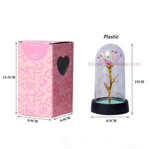 Rosa Galaxia con Luz LED 2026, Flor Preservada en Cúpula de Plástico, Regalo Novedoso para Navidad, San Valentín, Día de la Madre - Product Image 4