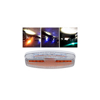 Nouveau design moderne ambre rouge bleu blanc Ambulance clignotant stroboscopique grandes économies LED feux d'avertissement de voiture camion feux latéraux usine
