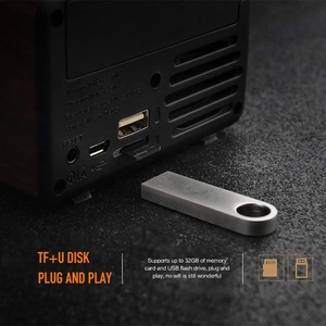 2019 Mini Retro M3 altavoz portátil <span class=keywords><strong>Bluetooth</strong></span> inalámbrico de música clásico <span class=keywords><strong>con</strong></span> <span class=keywords><strong>Radio</strong></span> FM 5W 1200mAh - Product Image 5