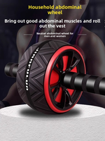 Vente en gros classique Entraînement Ab Roller Wheel Abdominal Home Fitness Exercice Ab Wheel Roller Sculpture abdominale avec tapis de genou gratuit