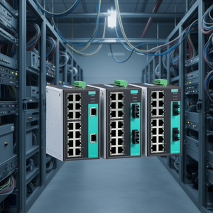 โมซ่า EDS-316-S-SC สวิตช์อีเธอร์เน็ตแบบไม่มีการจัดการ 16 พอร์ต สำหรับติดตั้งบนราง DIN สำหรับอุตสาหกรรม - Product Image 3