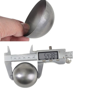 Bola de acero al carbono de 80mm Esferas huecas de acero del hemisferio medio de acero para esgrima Enrejado y puertas - Product Image 5
