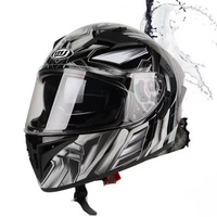 Casque intégral en matériau ABS avec double visière