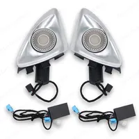 Tweeter rotatif 64 couleurs pour Mercedes Benz Classe S W222 2014-2020 |   Éclairage d'ambiance OEM synchronisé pour haut-parleur de montant A - Amélioration de l'audio