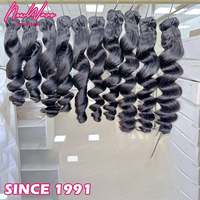 Оптовые поставки натуральных волос Virgin Natural Wave Double Drawn – 100% вьетнамские и камбоджийские волосы, класс 9A-15A, без спутывания и выпадения