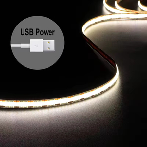 Barra de diodos emisores de luz COB regulable por USB, 320 diodos emisores de luz/m, 5V, diodo emisor de luz USB, controlador táctil USB - Product Image 6