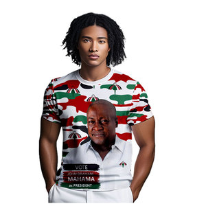T-shirts Promotionnels en Gros à Séchage Rapide et Personnalisés pour Campagne Électorale au Ghana - Product Image 3