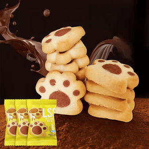 Biscuits au Goût de Lait en Forme de Patte Mignonne - Collation Croustillante et Crémeuse Amusante pour Enfants et Loisirs Quotidiens - Product Image 6