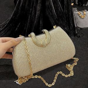 Bolso de mano de lujo con cuentas de diseñador tipo clutch para mujer para banquetes y eventos nocturnos 2024 - Product Image 3