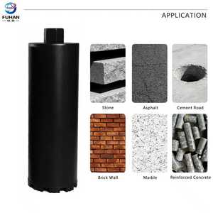 Machine de forage de béton 18-500 mm avec trépan diamanté à paroi mince et tige droite pour le carottage de béton routier - Product Image 5
