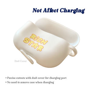 Funda de silicona transparente para auriculares de segunda y tercera generación para <span class=keywords><strong>AirPods</strong></span>, Apple <span class=keywords><strong>Airpods</strong></span> <span class=keywords><strong>Pro</strong></span> para <span class=keywords><strong>AirPods</strong></span> 1 2 3 4, al por mayor - Product Image 5