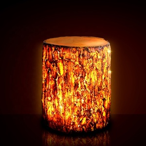 Wholesale FRP Outdoor Landscape Garden Holiday Decoration Led <strong>3d</strong> Motif <strong>Artificial</strong> Wooden Stump <strong>Tree</strong> <strong>Light</strong> - Product Image 3