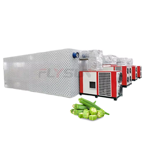 Équipement de séchage d'okra à air chaud à température contrôlée, sécheuse industrielle à pompe à chaleur pour le traitement des légumes - Product Image 1