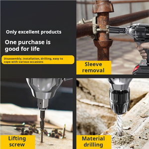 Brushless <b>Wrench</b>, High Torque Lithium Impact <b>Wrench</b>, Rack Work, Woodworking, Auto Repair Socket, Wind Cannon D125 Magnetic Wrenc - Product Image 3