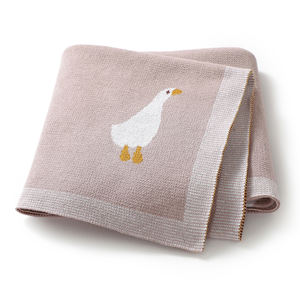 Fabricante Confiable de Mantas para Bebés |   Mantas de Bebé Tejidas Premium con Diseño de Ganso de Dibujos Animados - <span class=keywords><strong>Precio</strong></span> de Fábrica y Alta Calidad - Product Image 2