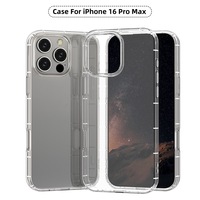 Coque de Téléphone Anti-choc, Transparente, en TPU, Anti-rayures, Vente en Gros Usine, pour iPhone 16 15 14 13 12 Pro Max