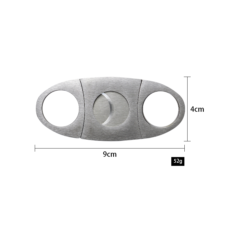 Оптовая продажа, аксессуары для мини-сигар с логотипом на заказ, острые лезвия для сигар, резак для сигар из нержавеющей стали